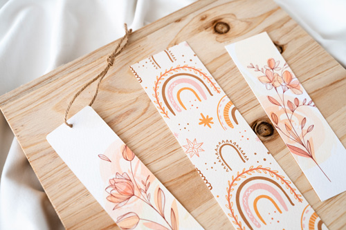 diseño marcapáginas proyecto clarisse