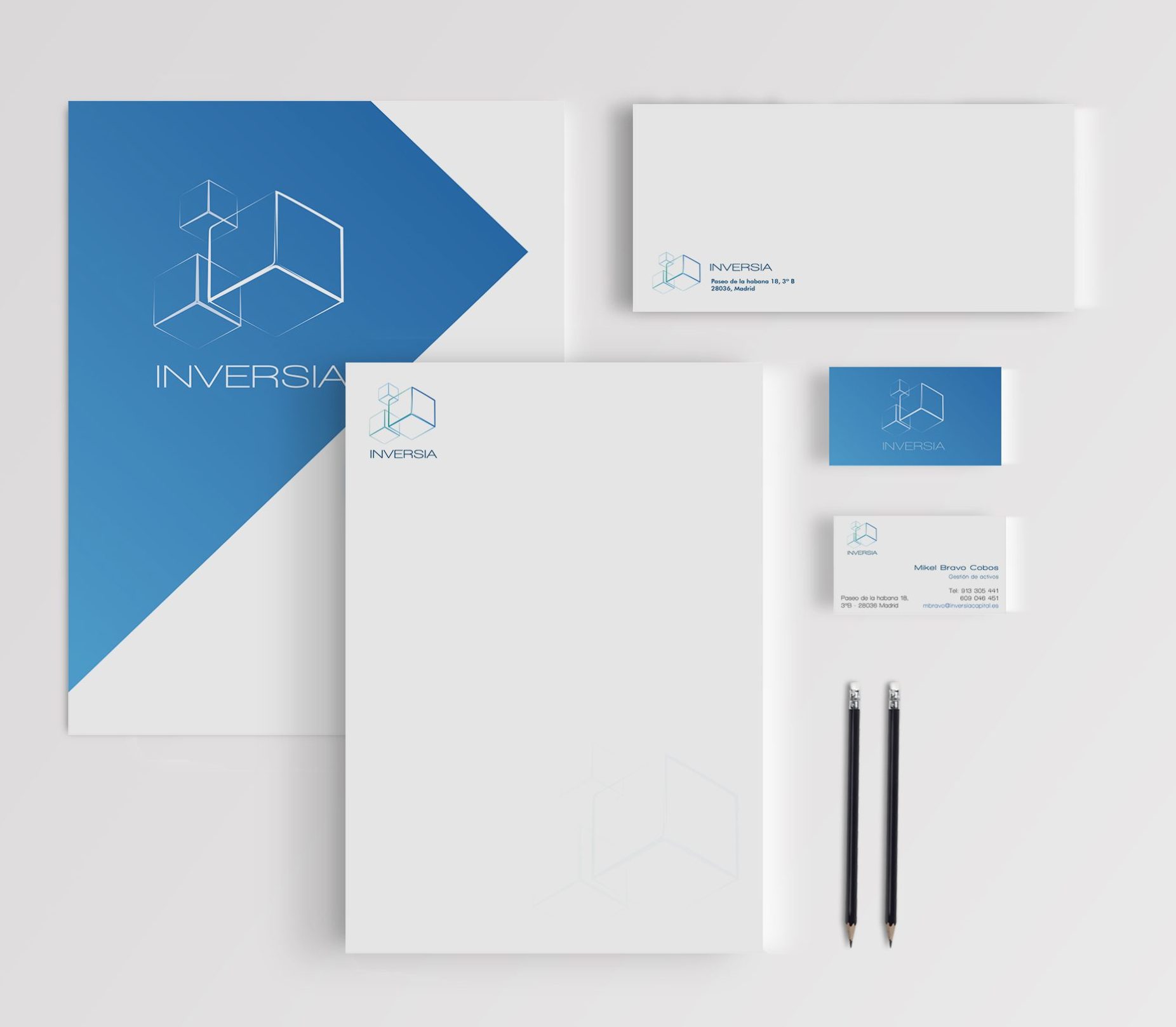diseño papeleria corporativa proyecto clarisse