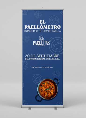 diseño roll-up proyecto clarisse